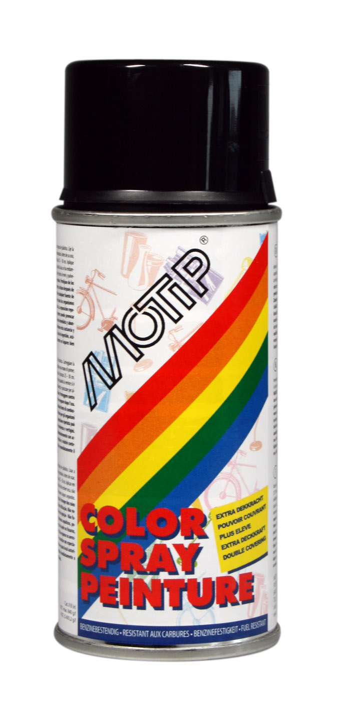 MOTIP COLOURSPRAY ZIJDEGLANS RAL 9005