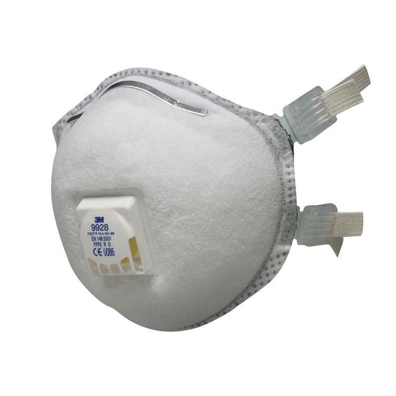 3M 9928 LASROOKMASKER FFP2 NPF 10 + VENTIEL