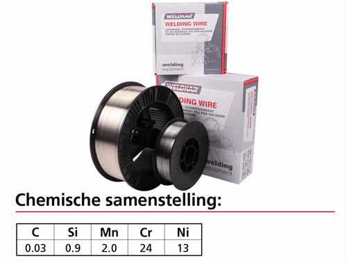 Lasdraad Rvs 309 Lsi Ø 1,0Mm 15Kg Incl Leg Toesl (1St)