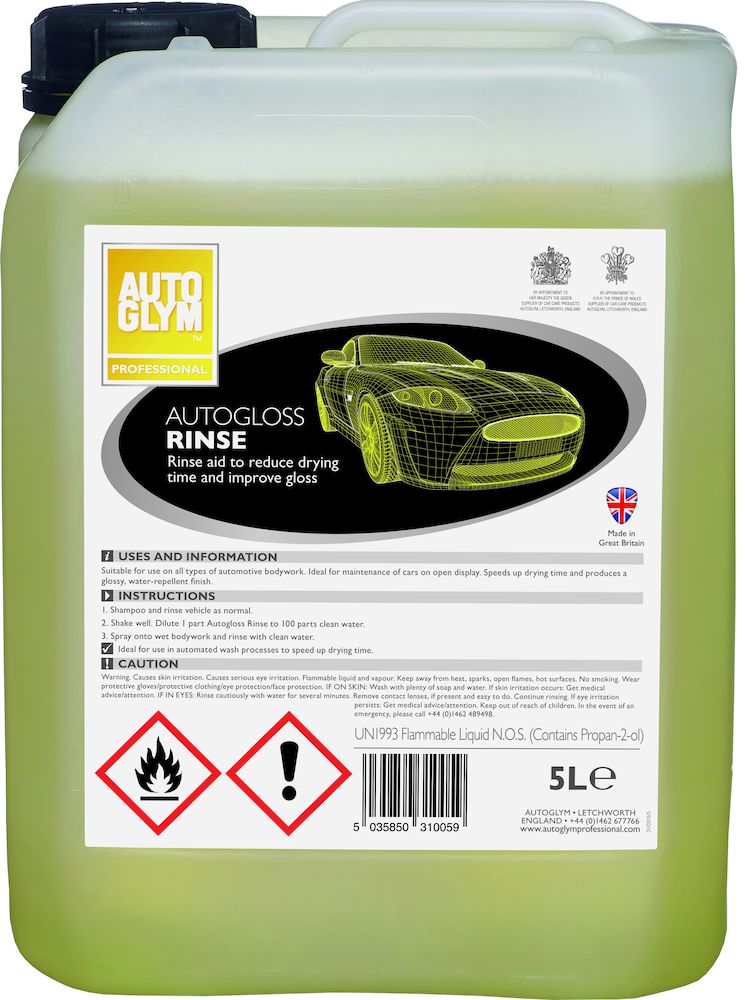 Autoglym Autogloss Rinse 25L
