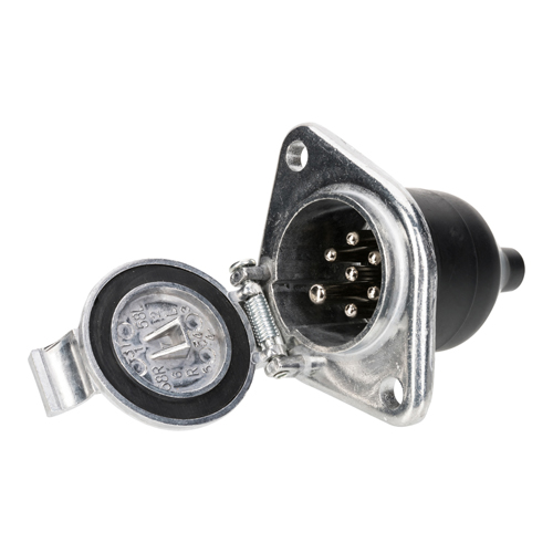 Stekkerdoos Aluminium 24V I1185 7 Polig Kabelschoen Aansl N-Type (1St)