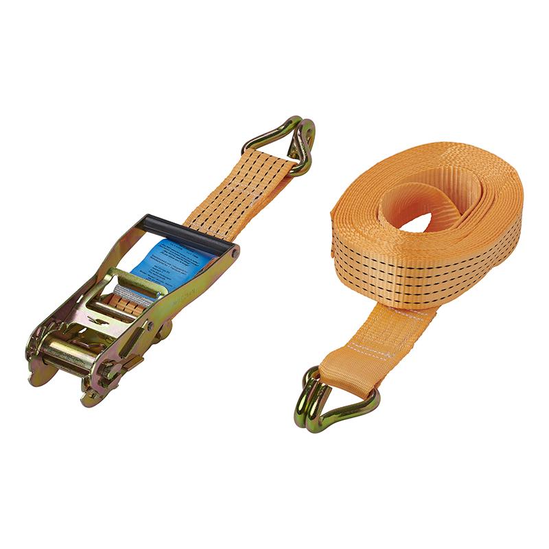 SPANBAND MET RATEL + 2 HAKEN 8 METER 5000KG (1ST)