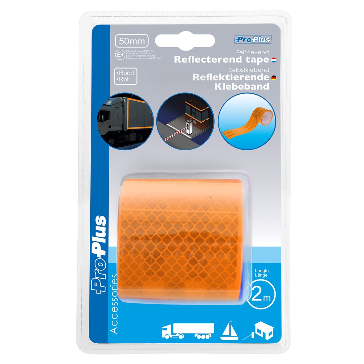 REFLECTEREND TAPE 3M ORANJE 50MM/2M (1ST) 6