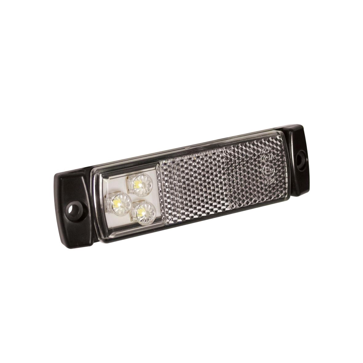 MARKERINGSLAMP 12/24V WIT 126X30MM LED (1ST)