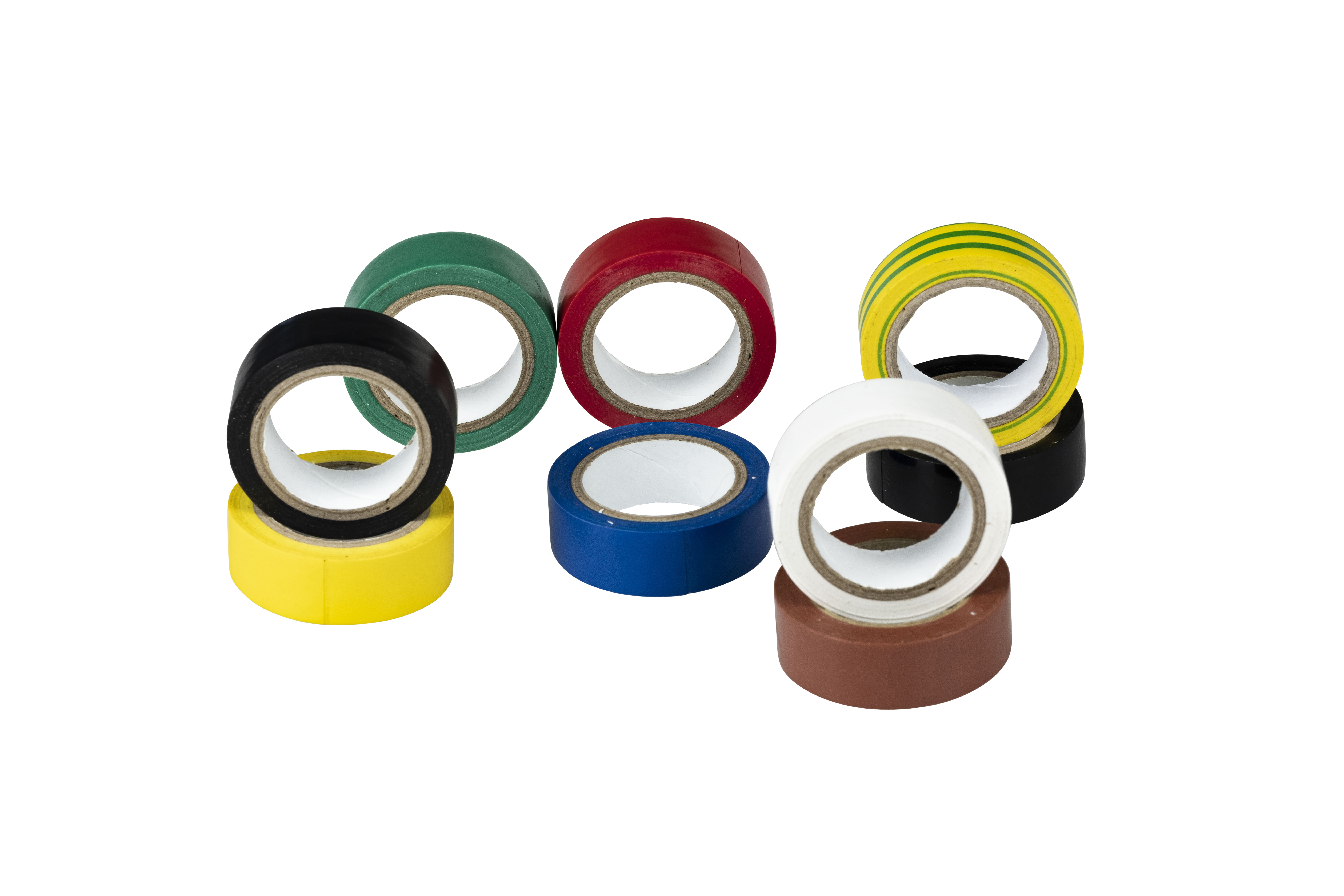 BUNDELACTIE XTREME ISOLATIETAPE 19MM DIVERSE KLEUREN (9-DELIG)