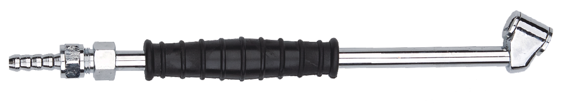 POMPSTOK METAAL MET RUBBER HANDVAT