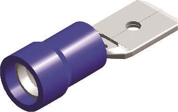 PVC KABELSCHOEN 740 MAN BLAUW 6,3X0,8