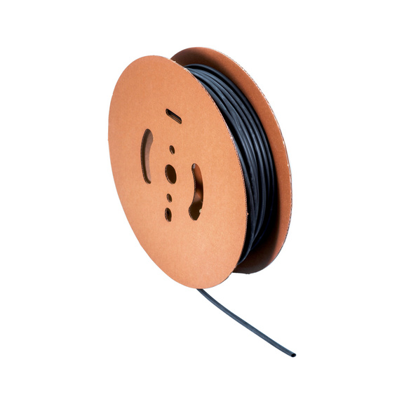 KRIMPKOUS OP HASPEL 3:1 ZWART 9,5-3,2MM (75M)
