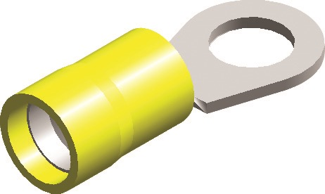 PVC KABELSCHOEN STANDAARD OOG GEEL M6 (6,4) (100)